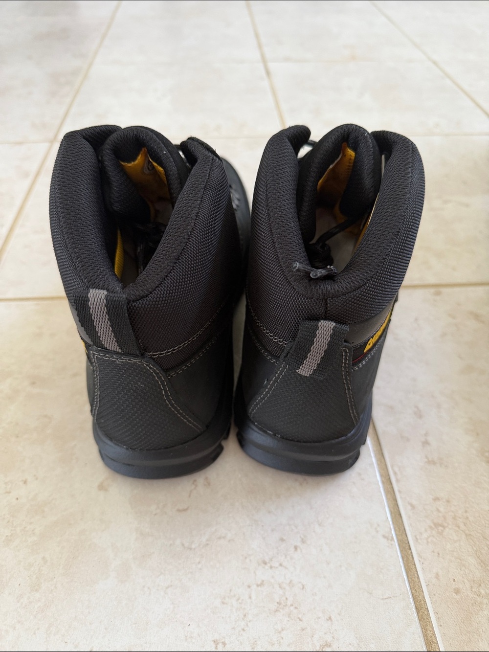 Caterpillar Black Work Boots - Picture 5 of 7